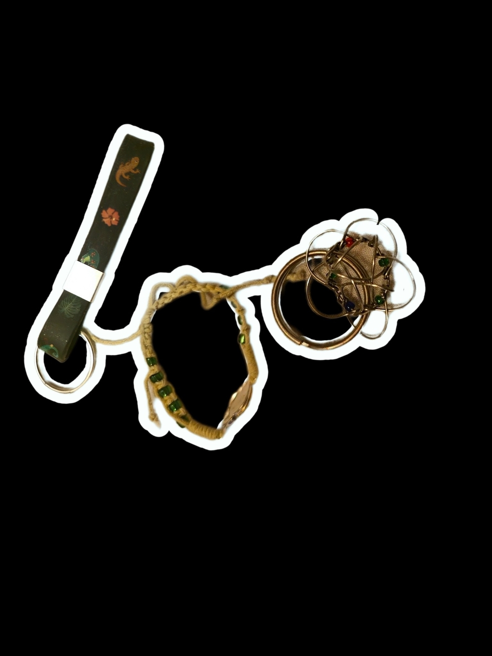 Totoro Bracelet+2 90's Keychains